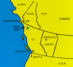 Regional Map - northwestern BC, Canada